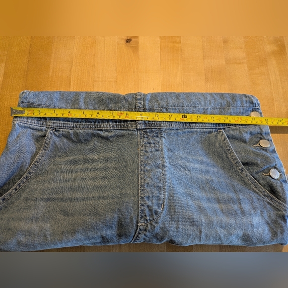 Free People Denim Overall Minidress - Picture 9 of 9